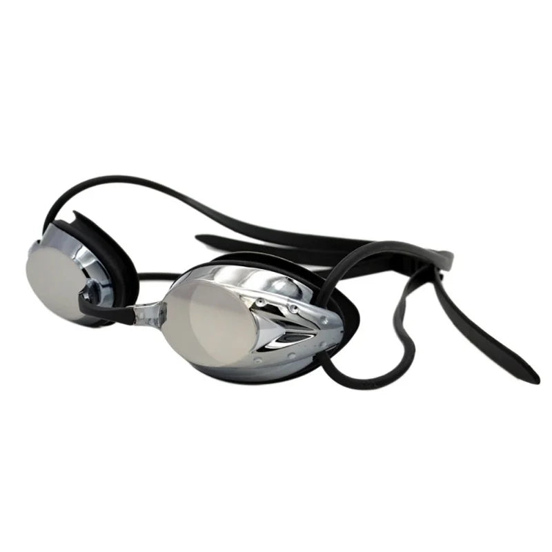 Schwimmbrille für Herren und Damen, High Definition, wasserdicht, Antibeschlag, galvanisierte Gläser, Erwachsene, Brille, Sportbekleidung