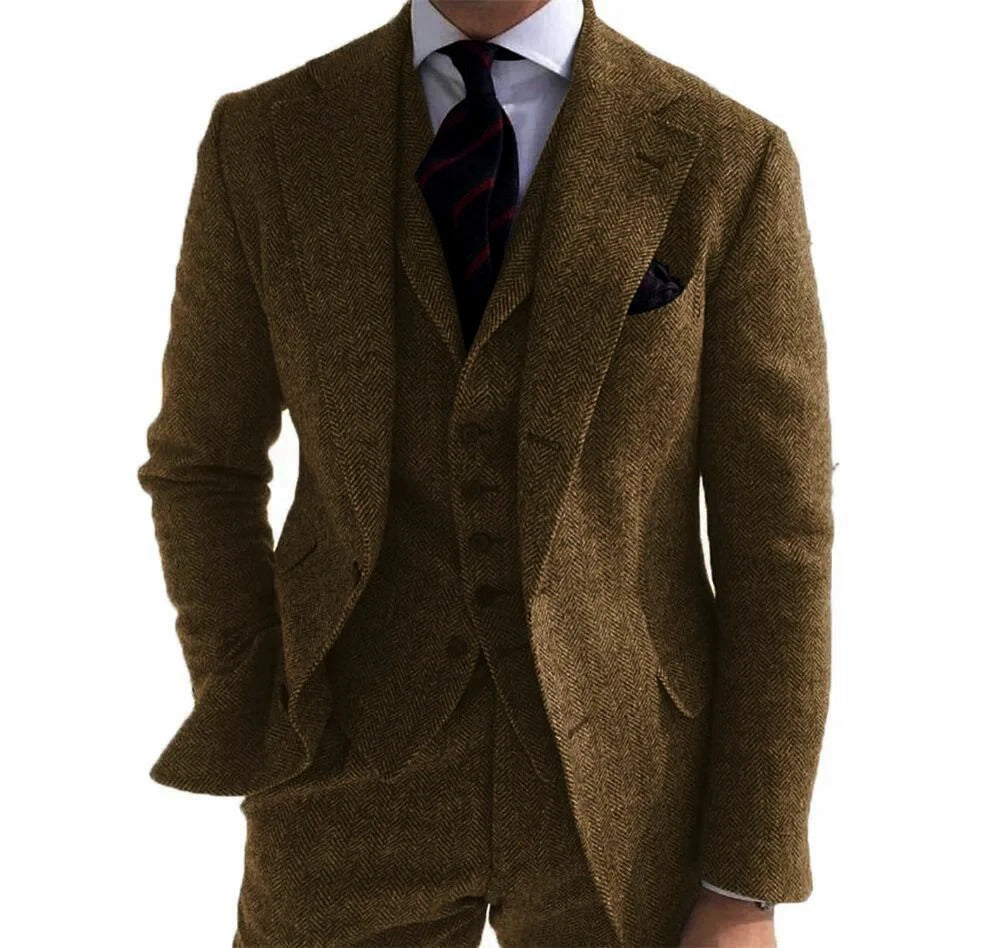 Mens Tweed Suit