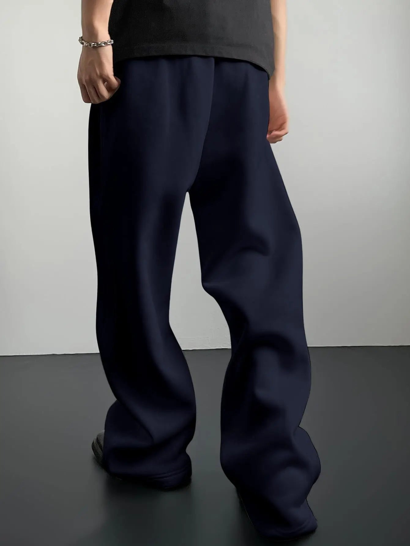 2026 NEW Spring Autumn Slim Men Pants sports casual Joggers trousers Mens Solid Color Straight Pants thin Woven Daily Sweatpants