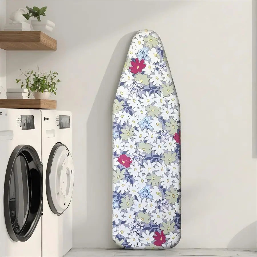 MZXcuin Ironing Board Covers (140x50 cm) Drawstring Tightening with Thick Felt Padding, Easy Fit, Scorch Resistant