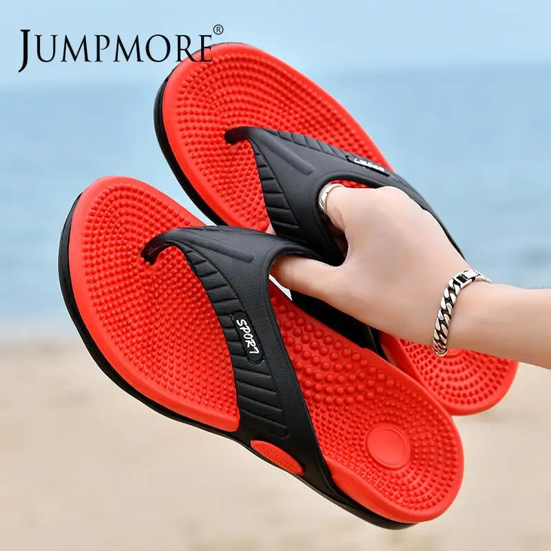 Tongs de Massage Hommes Pantoufles d'Été Sandales de Plage Confortables Hommes Chaussures Décontractées Mode Hommes Tongs Chaussures Tendance 2023