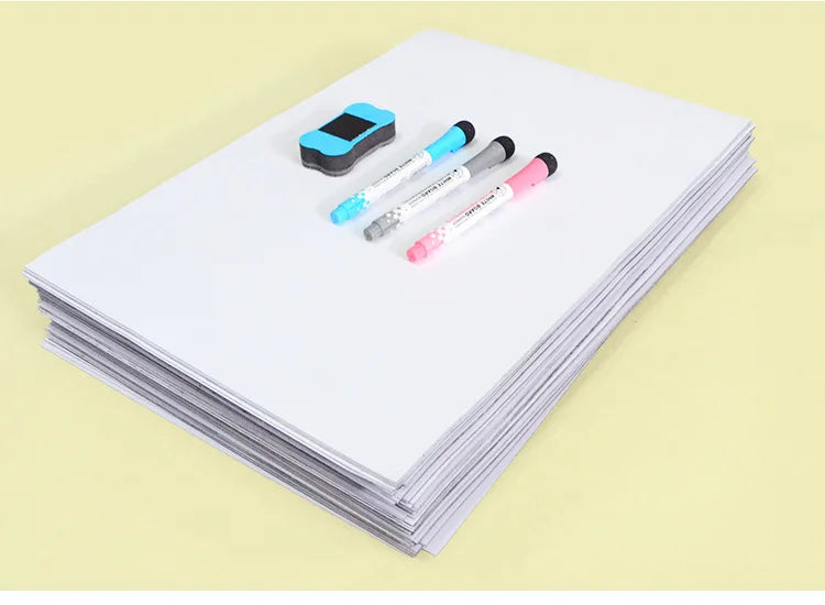 Magnetic Dry Erase Board Reusable Fridge Magnet Board Flexible Refrigerator Whiteboard for Reminder Memo, for Home Office School