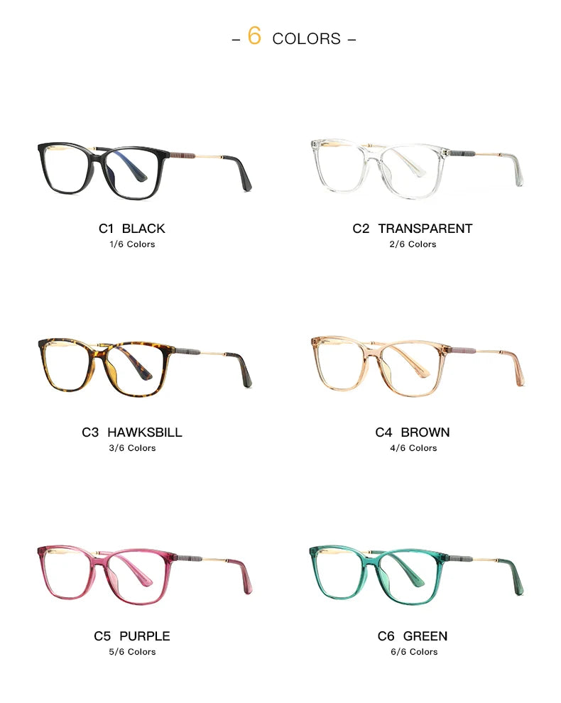 JMISUS Fashion Lunettes Classiques Femme Design Minimaliste Personnalisable Sur Ordonnance Anti-lumière Bleue Photochromiques