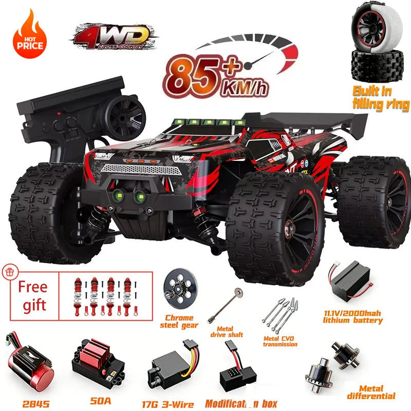SG116MAX SCY9522 1:16 High Speed Drift Racing 80KM/H Brushless Motor 4WD 9522PRO 50KM/H RC Car Off Road Car Toys For Kid Gift