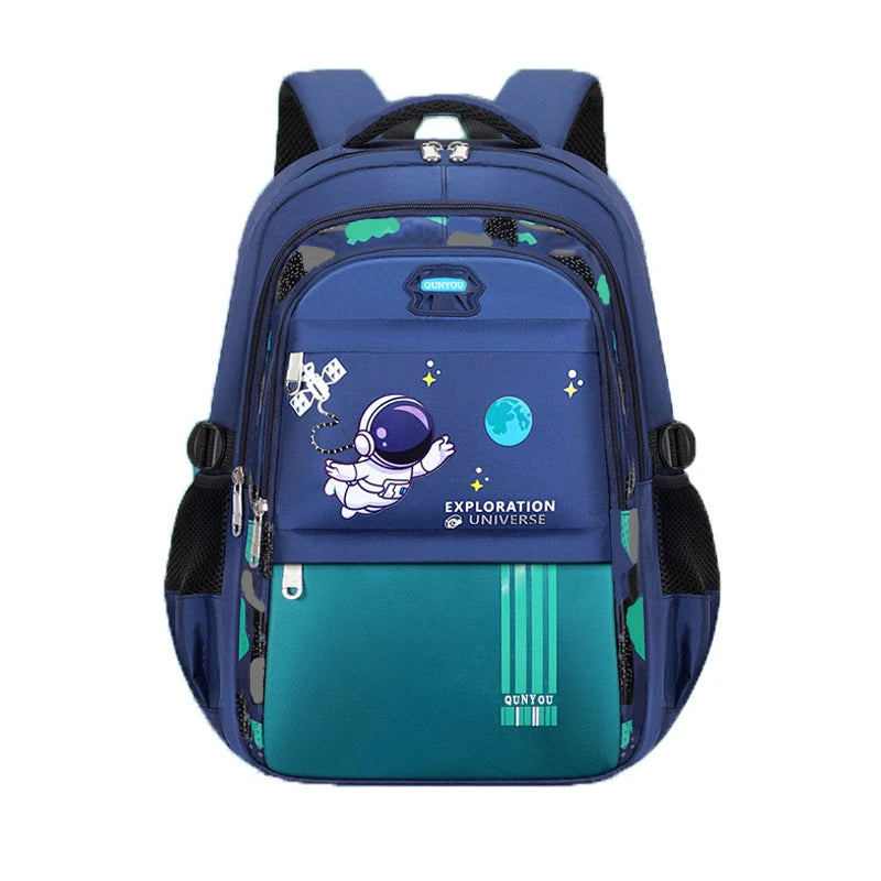 Kinderrucksack Schultaschen für Jungen Astronauten-Schulrucksack Wasserdichte Grundschultasche Mochila Infantil