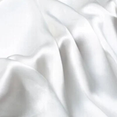 3/5/10m Hochwertiger reiner Satin Chiffon Kreppstoff Nähen Seidig Uni Hemdkleid Mode Stoff Blau Schwarz Weiß Meterware