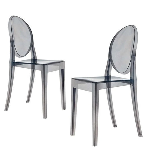 Leisure Chair Transparent Dining Acrylic Chair Multicolor Plastic Cosmetic Furniture Backrest Chair