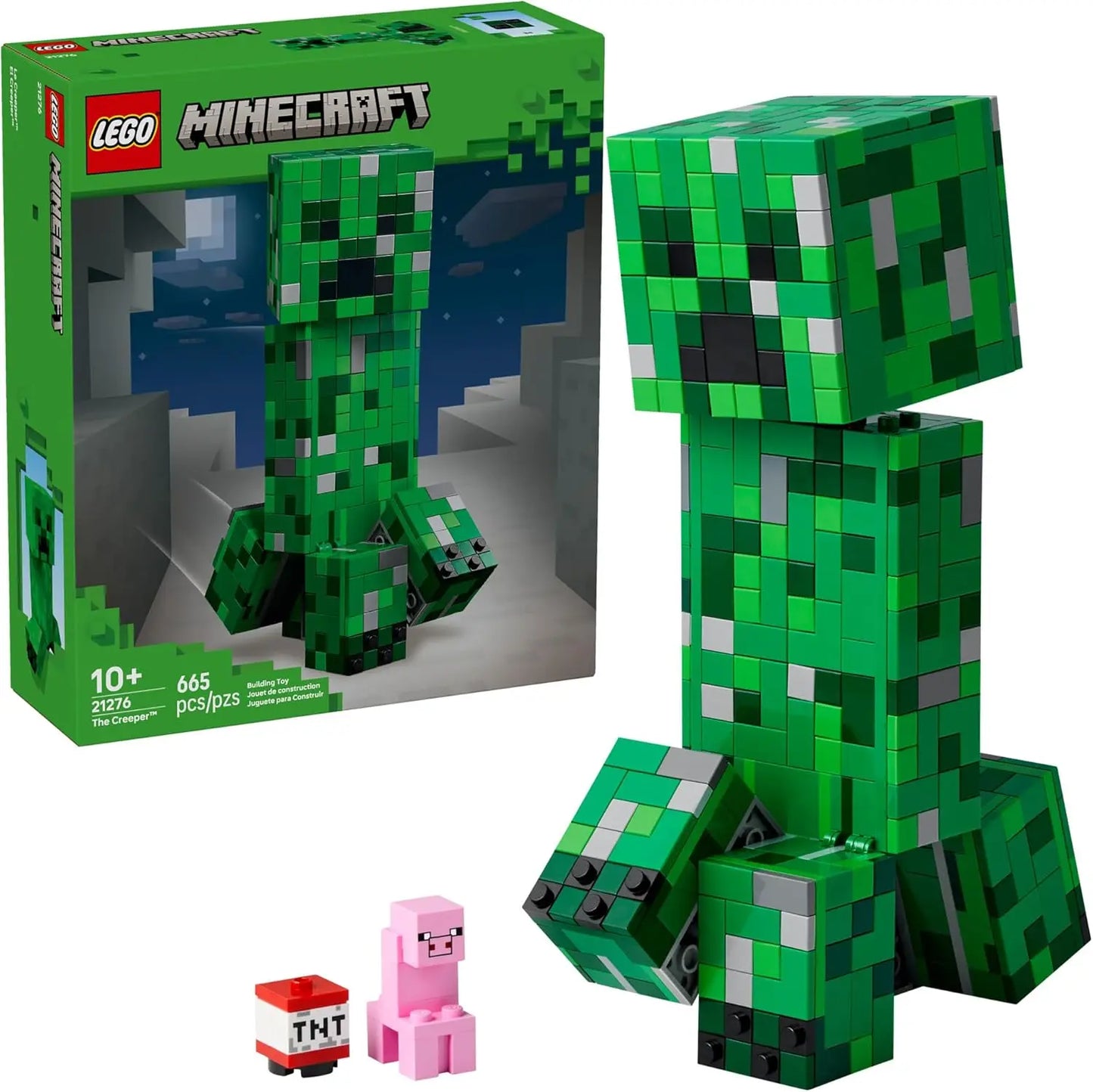 LEGO 21276 Minecraft: Herausforderer fürchtet Bausteine Spielzeug Set, kreatives Geschenk für Jungen und Mädchen zum Kindertag