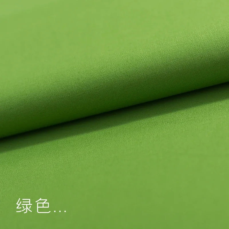 Tissu Popeline de Coton Couleur Unie Robe de Poupée Chemise Pantalon Décontracté Conception de Vêtements Tissu de Couture Matériau de Mode en Gros au Mètre