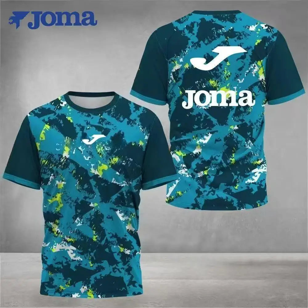 Homer T-shirt de sport extérieur ras du cou imprimé 3D, maillot d'entraînement complet, T-shirt à manches courtes pour hommes et femmes de badminton.