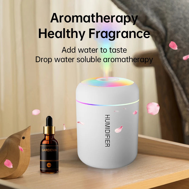 180ML Mini Luftbefeuchter USB Elektrischer Aroma Diffusor Ätherisches Öl Reiniger Aromatherapie Nebel Erzeuger Lichter Für Auto Zuhause Schlafzimmer