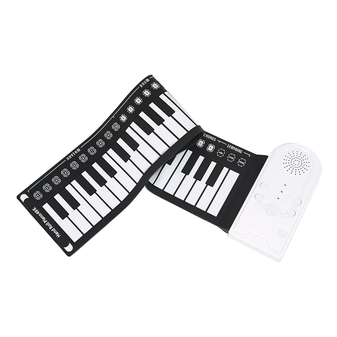 IRIN 49-Tasten Hand Roll Up Piano Silikon Tragbare Tastatur Musikinstrument für Bildung Faltbares Anfänger E-Piano
