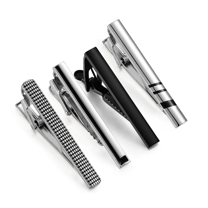Pince à Cravate Minimaliste Pour Homme Pince à Cravate Pour Chemise Homme Boîte Cadeau Fête Professionnel Bijoux Boutons De Manchette Homme Luxe Avocat Mode Homme