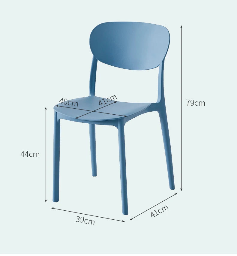 Bequeme Esszimmerstühle Europäischer Kunststoff Küche Moderne nordische Esszimmerstühle Ultraleicht Trendy Chaises Salle Manger Möbel