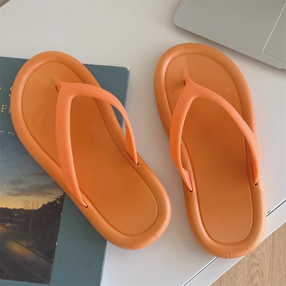 XIXITIAO Women's Flip-flops Summer Sandals for Women Fashion Soft Summer Outdoor Beach Shoes New Arch Support Recovery Slippers