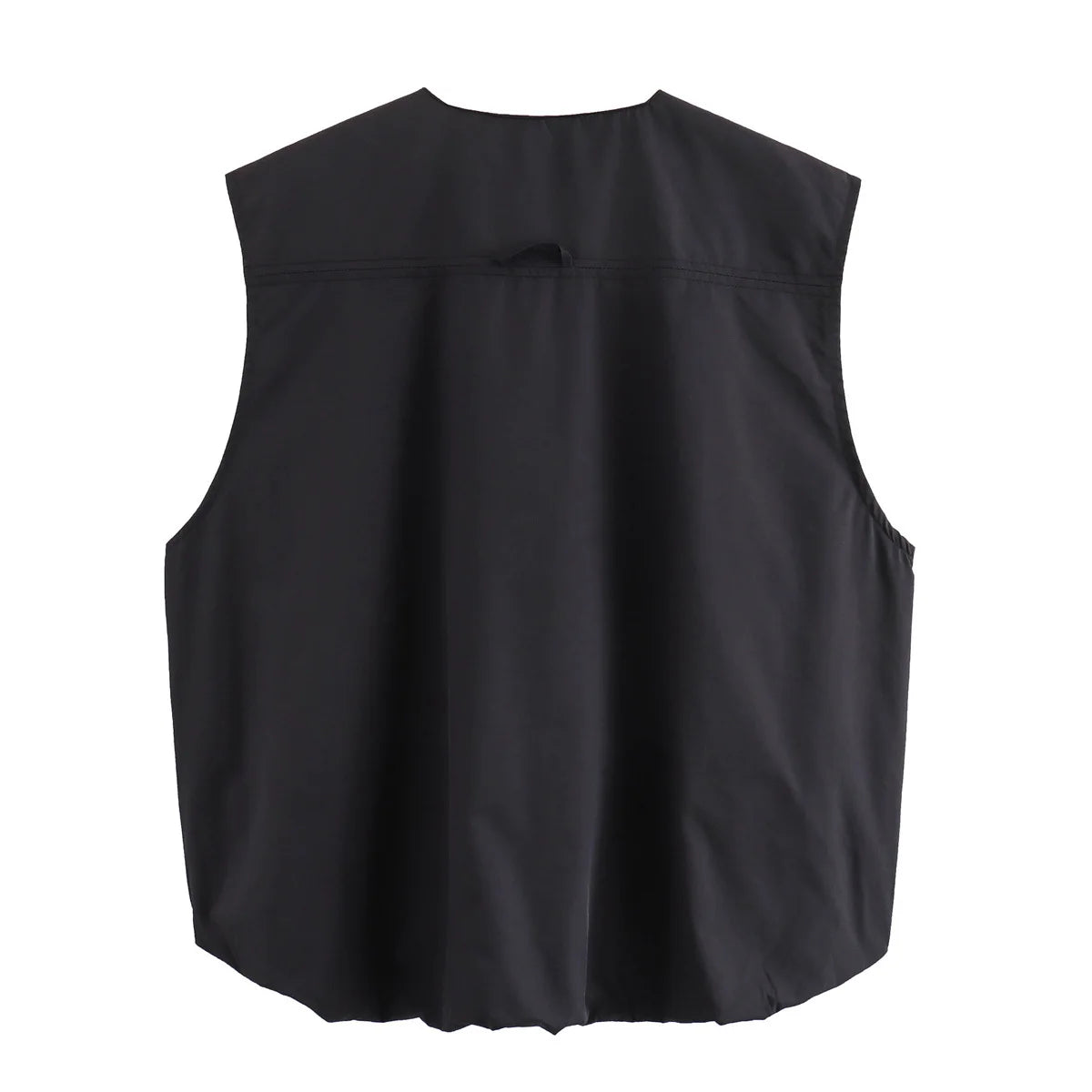 DUOPERI Damen Mode Lockere Ärmellose Weste O-Ausschnitt Weibliche Schicke Freizeit-Oberteile Tank-Top
