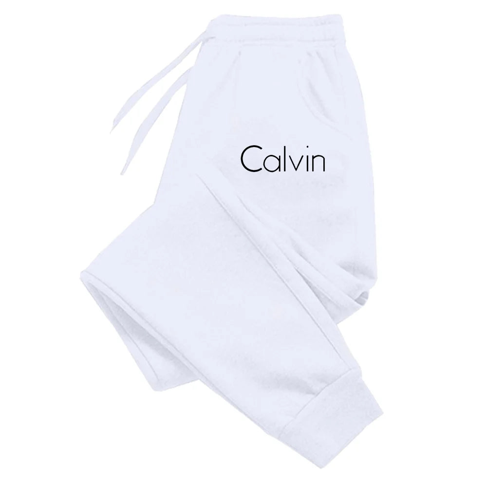 Lässige Bedruckte Sport-Laufhose Herren Damen Herbst Kordelzug Lange Hose Fitness Unifarben Sweatpants Unisex Gymwear