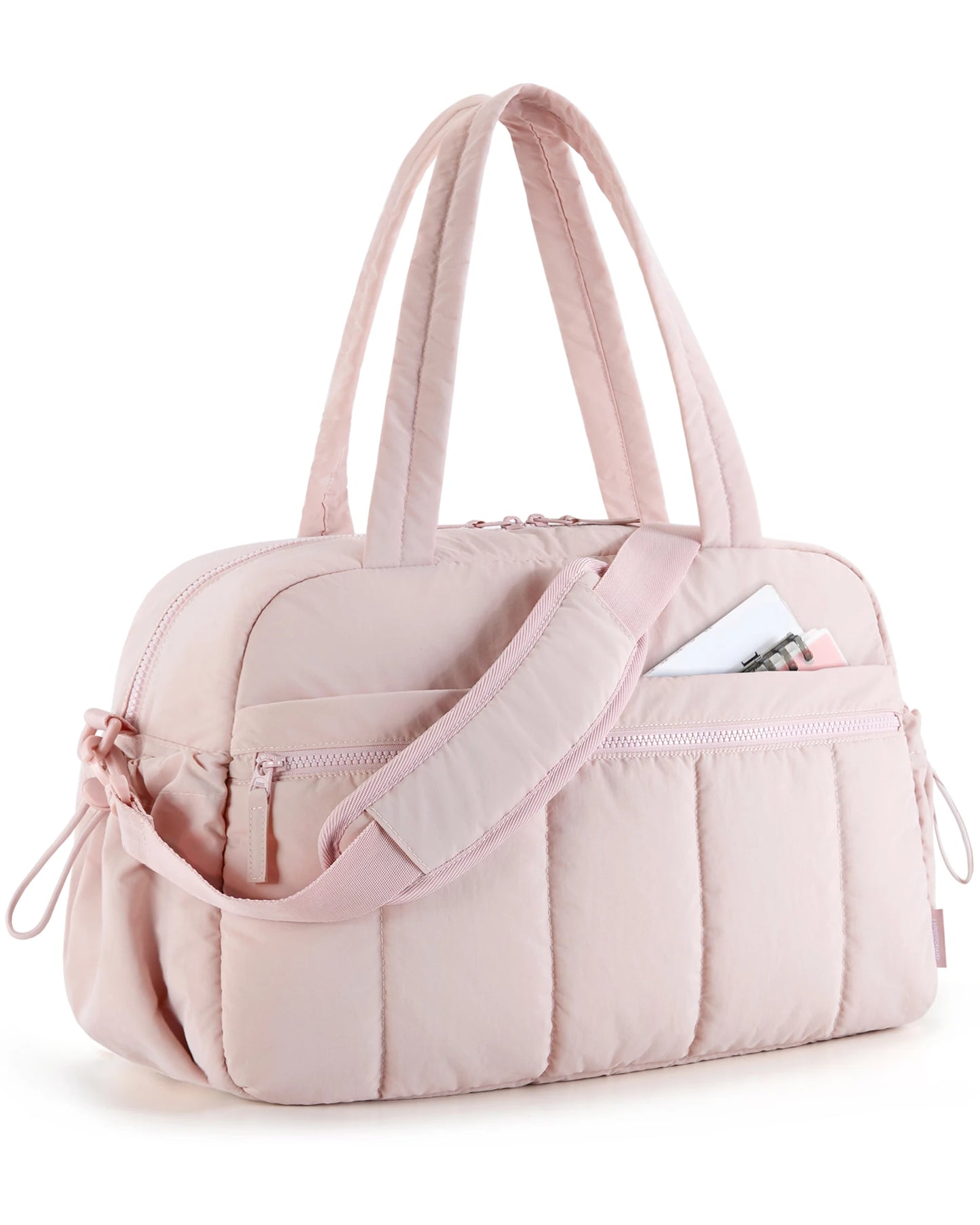 BAGSMART Sac de voyage pour femme avec compartiment étanche, sac de sport, sac de week-end, sac de cabine, sac Boston, sacs de plage étanches