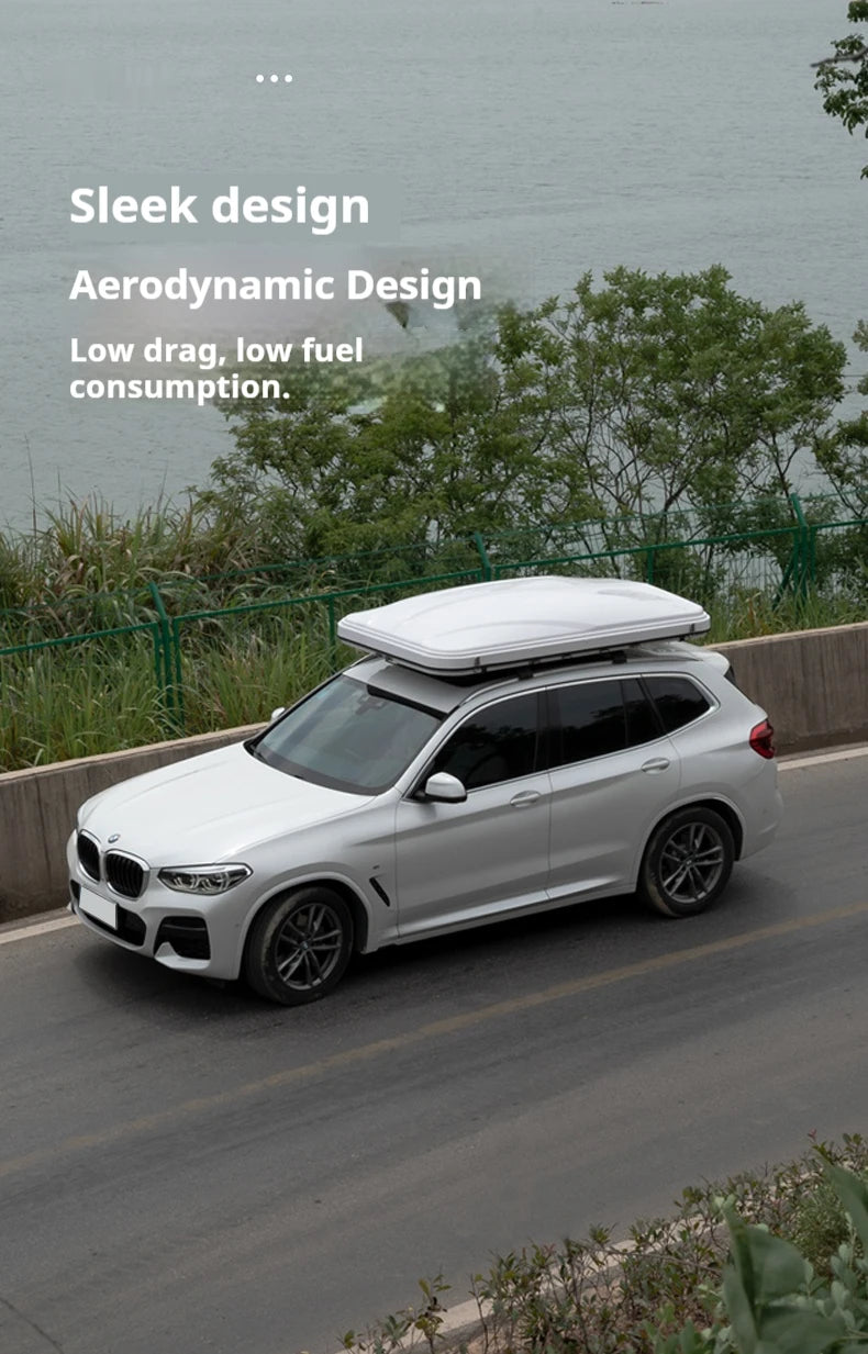 Durable Automatic Foldable Hard Top Roof Tent - For Sedan, SUV, Off-Road, Pickup & Outdoor Camping Self-Driving