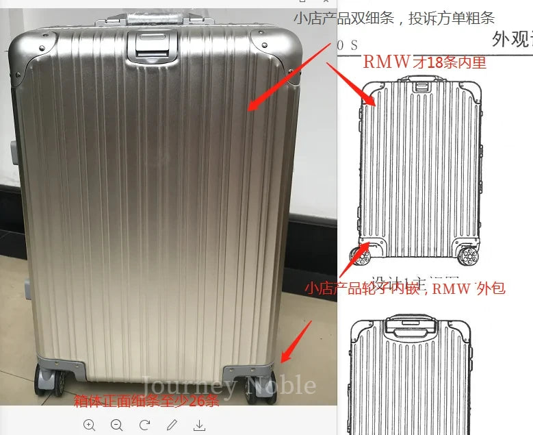 Bagage de voyage Spinner 20/24/26/29, valise de marque en alliage aluminium-magnésium de haute qualité