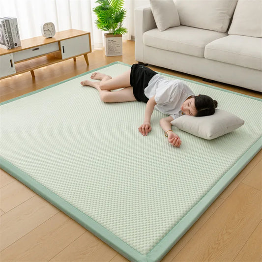 Floor mat 3cm thick soft seat for sleeping floor mattress living room cooling crawling mats, non-slip custom-made tatami room
