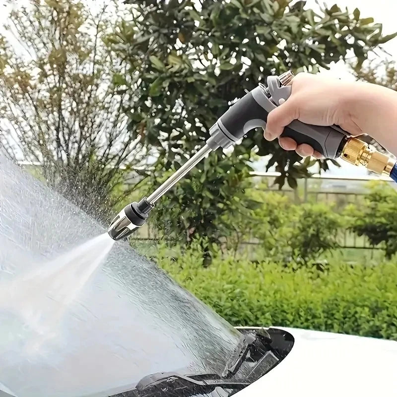 Tuyau d'arrosage extensible magique pour jardinage et nettoyage, 3/4", connecteur, tête d'arrosage, dispositif d'arrosage, sans nœuds.