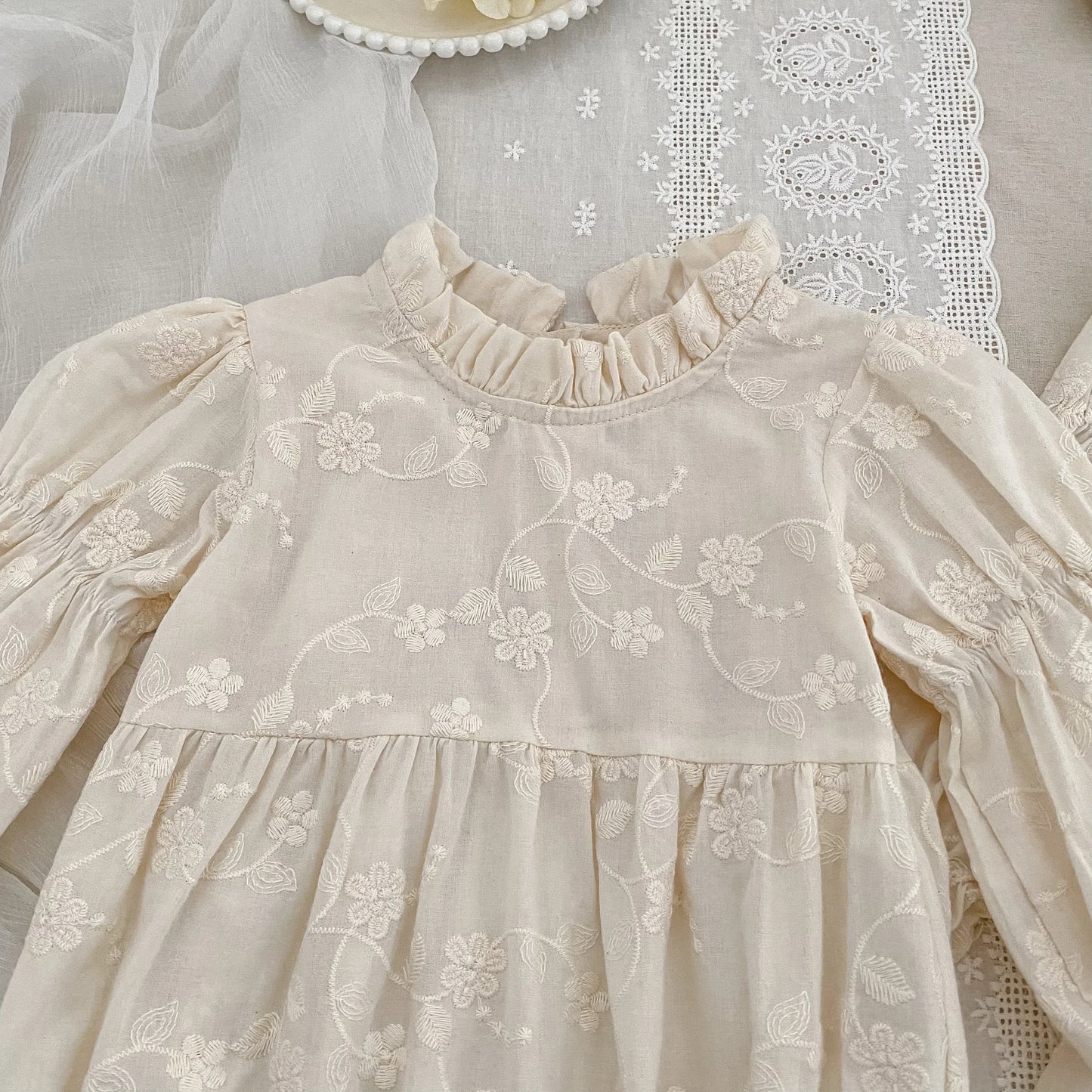 Nouvelle robe de sœur automne 0-6 ans, robe de soirée pour fille, barboteuse brodée pour bébé fille, robe de princesse en coton pour enfants, fête d'anniversaire de sœur