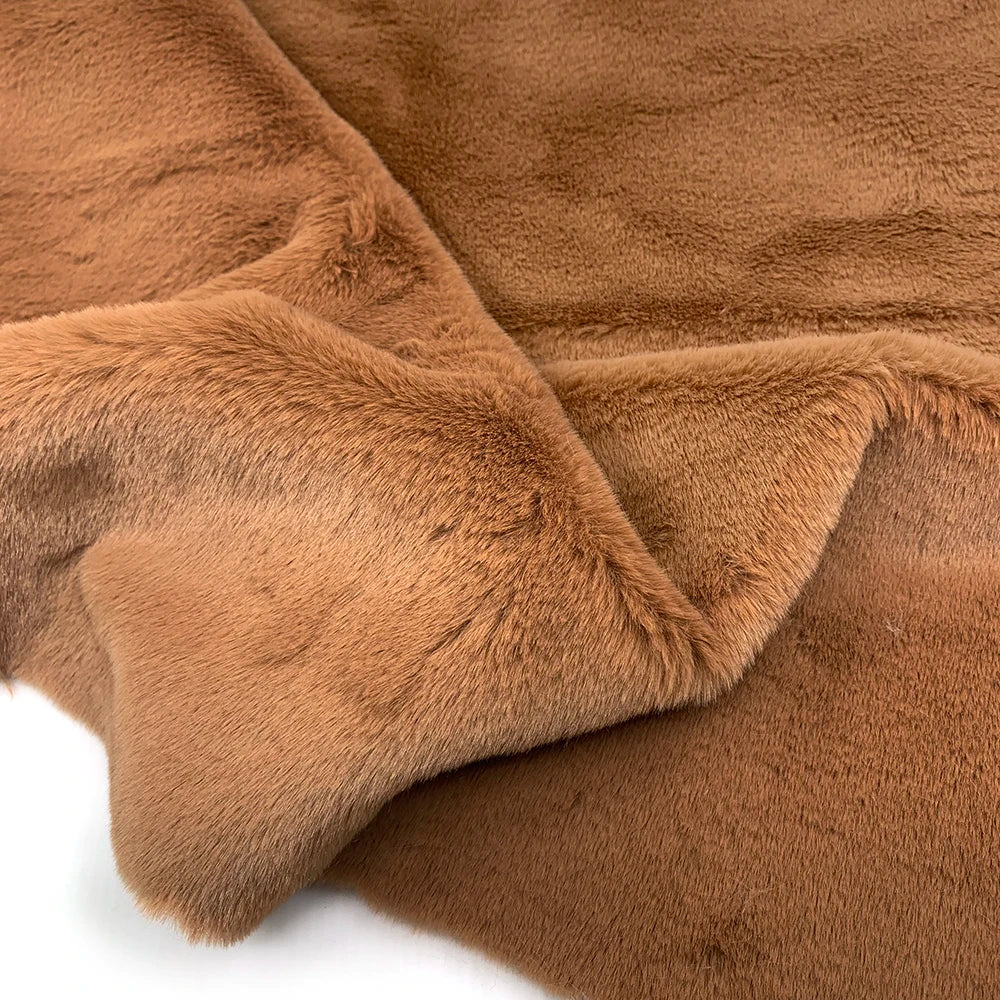 10mm Pile Length Fur Fabric Polyester Imitation Fur Fabrics Handmade DIY Encryption Thickening Fake Rabbit Hair Fur Plush Fabric