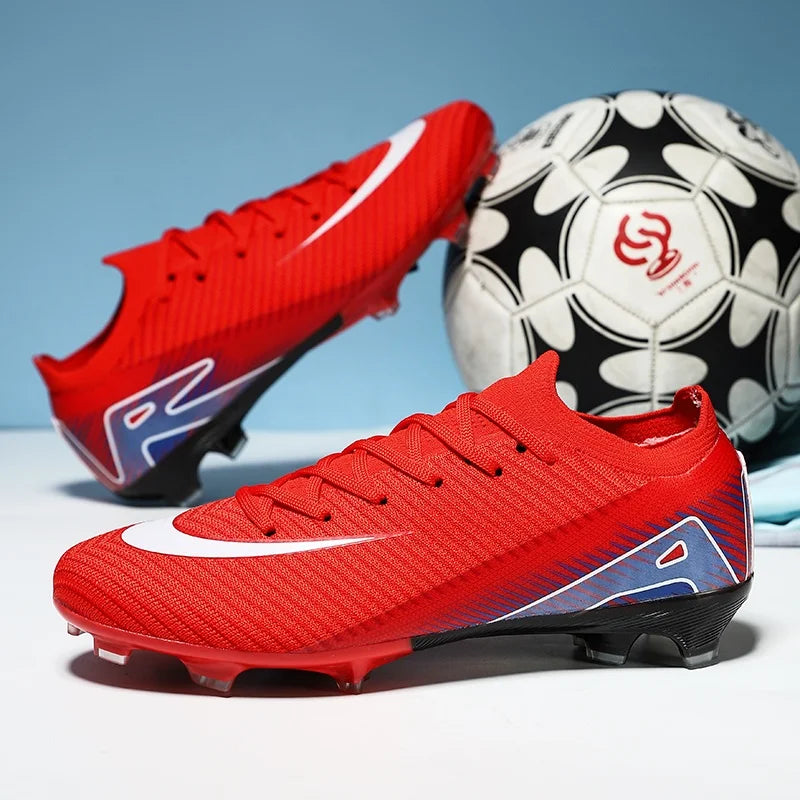 Nouvelles chaussures de football d'extérieur pour hommes Crampons de football Match Entraînement TF/FG Gazon Cheville Crampons longs Sport Haute qualité à succès