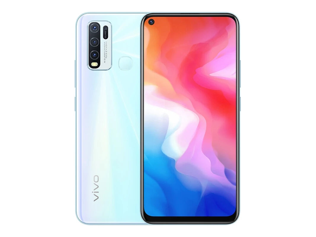 Global Firmware VIVO Y50 Smartphone Snapdragon 665 Octa Core 6.53" 5000mAh 8Go 128Go Appareils Photo 16.0MP Y 50 Téléphone d'occasion