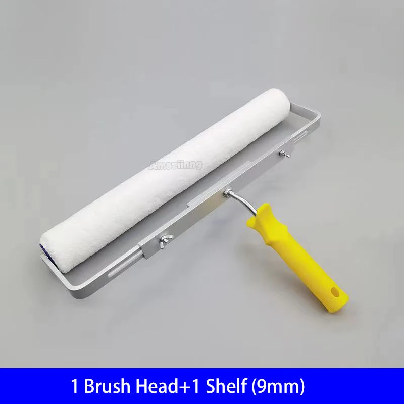 Rouleau à Peinture 18 pouces Brosse Peluche Courte-Moyenne-Longue Outil de Peinture pour Décoration Murale 6MM/9MM Support de Outil de Peinture