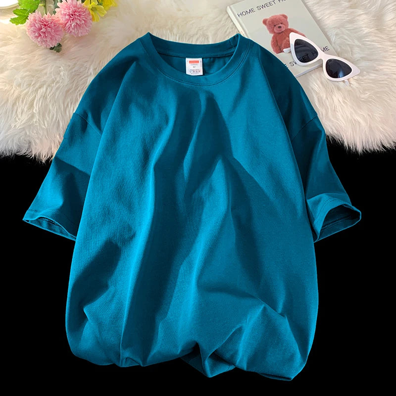 LEGIBLE 2025 Sommer Herren T-Shirt Lässiges lockeres Baumwoll-Kurzarm-T-Shirt Herren Oberteil T-Shirt Herren