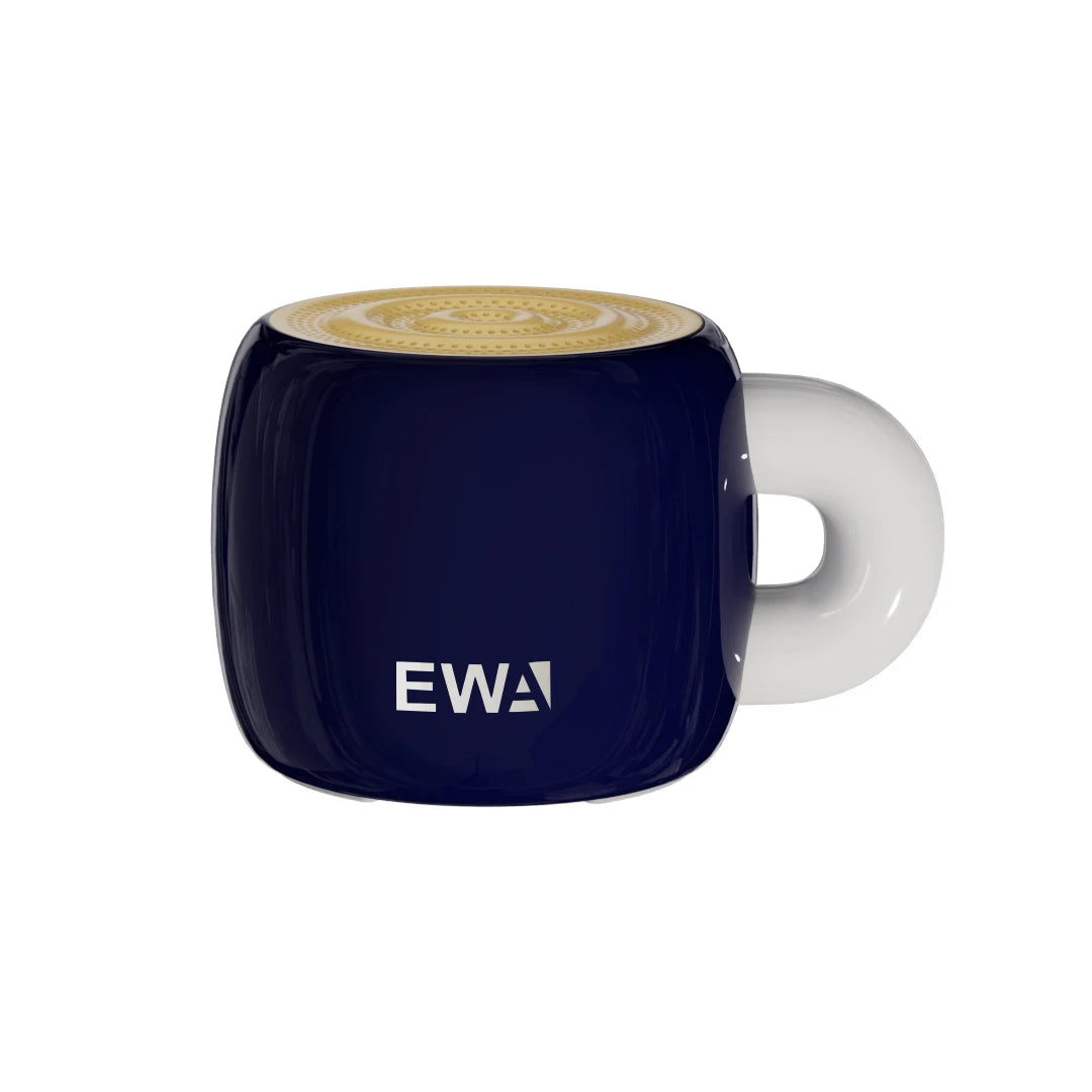 EWA Mini Kabelloser Bluetooth 5.4 Lautsprecher Bass Sound,Täglich Wasserdichter Lautsprecher,Tragbarer Metall Lautsprecher MP3 Player 700mAh HiFi Sound