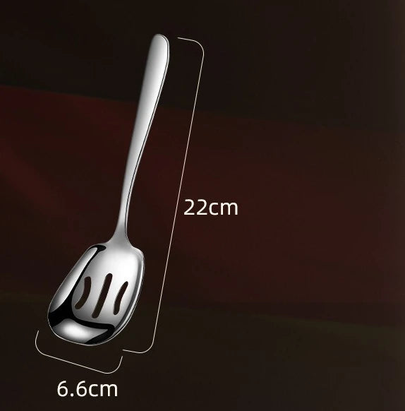 1PC Public Serving Spoon Stainless Steel Serving Spoon Large Spoon Commercial Hotel Restaurant Household Tableware