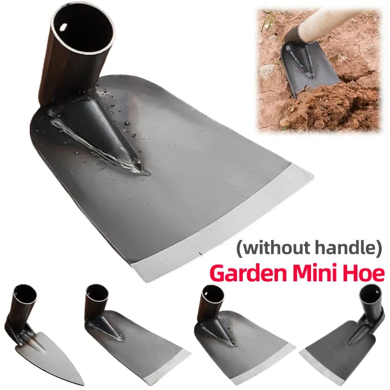 Gartenhacke zum Graben, Ackerhacke, geschmiedet, Jäthacke, kleine Hacke zum Pflanzen von Gemüse und Blumen, Gartengeräte für draußen