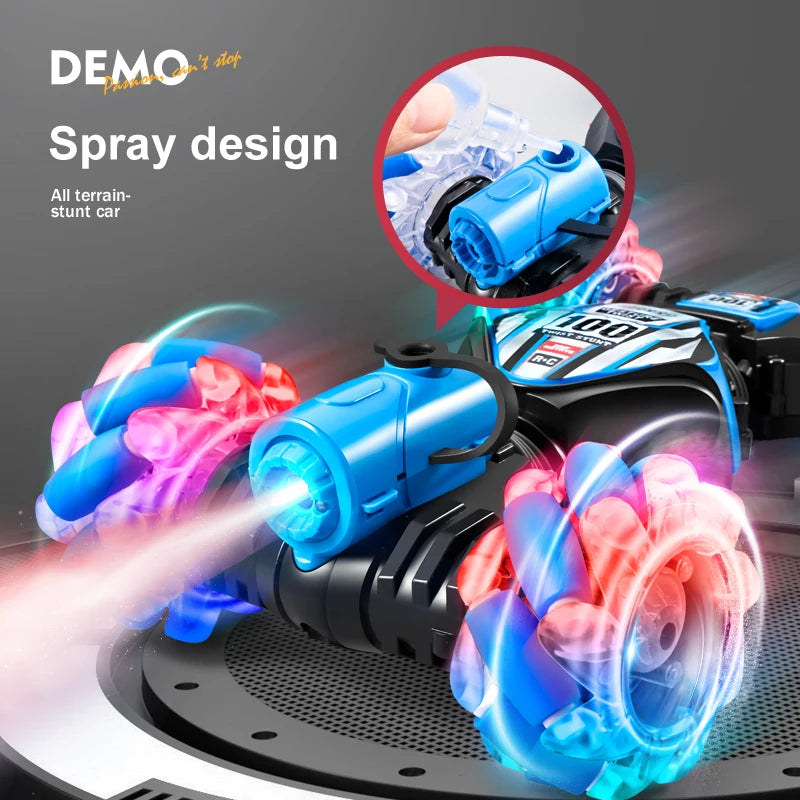 Top RC Stunt Car 2.4G Ferngesteuertes Auto RC Uhr Gestensensor LED Rotation Geschenk Elektronisches Spielzeug für Kinder Jungen