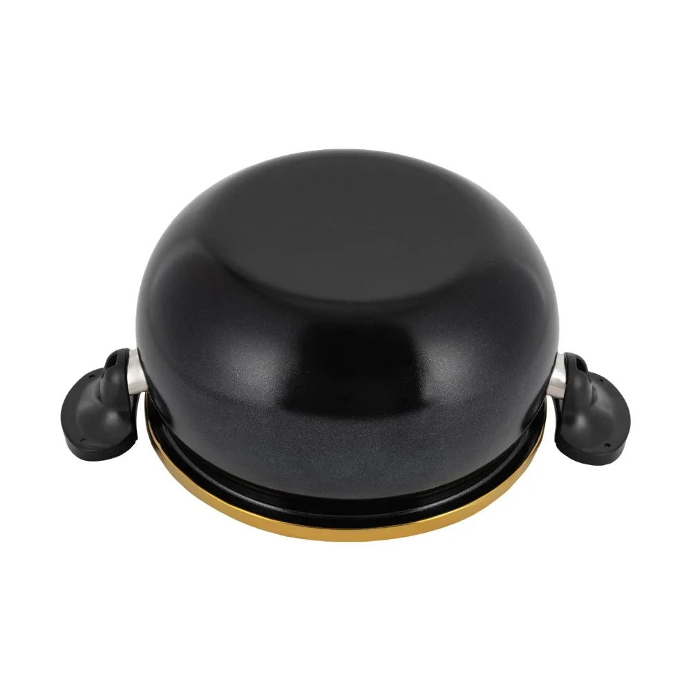 Multi-Functional 7 L Chubby Micro-Pressure Pot Large Capacity Universal Soup Pan Visible Cover Non-Stick Stew Pot Stove