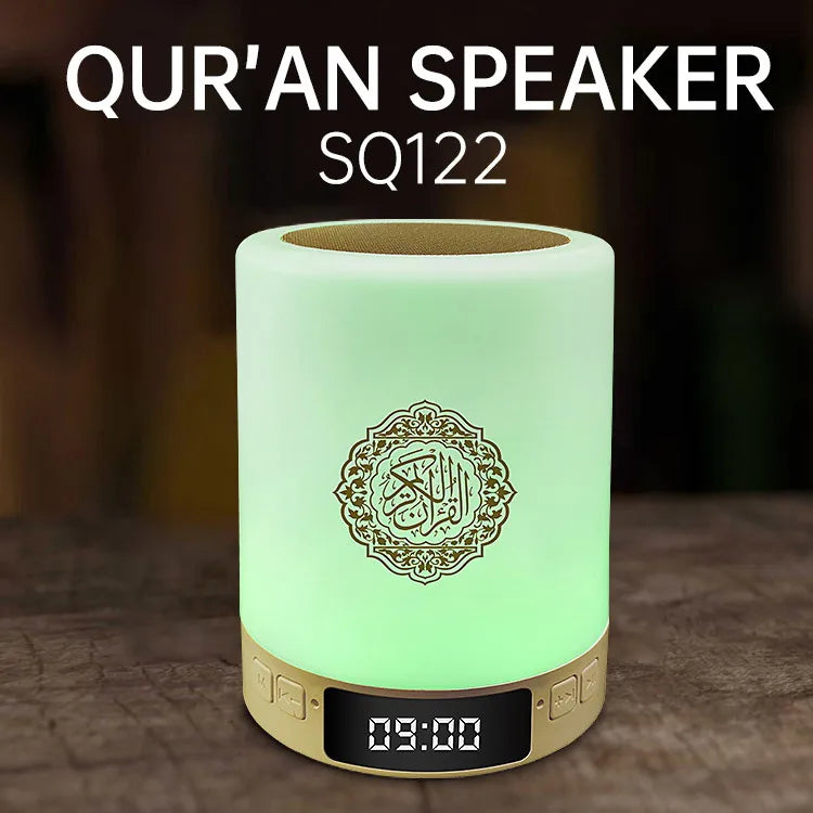 Heller Koran Azan Muslim Koran Bluetooth Lautsprecher Tragbares Nachtlicht Heilige Lampe Soundbox Musik Kabellos Caixa De Som Bocina Mp3