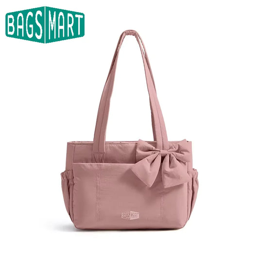 BAGSMART Vielseitige Reise-Tragetasche für Damen, Pendeltasche, mehrere Taschen, Umhängetasche, College-Schultasche, Schultertasche