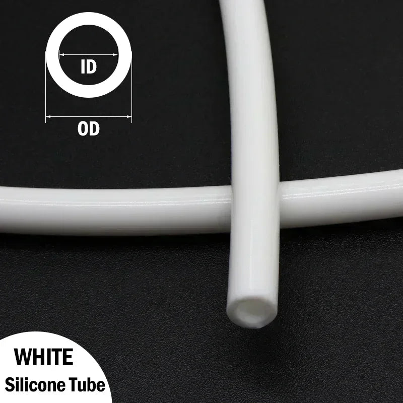 Tuyau en silicone coloré de 1m, ID 1 2 3 4 5 6 7 8 9 10 12 14 16 18 20 25mm, qualité alimentaire, flexible, pour boisson, conduite d'eau