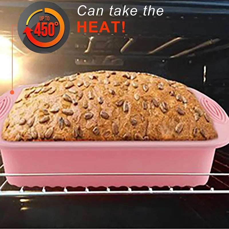 Antihaft-Silikon-Backform für Kuchen, Kekse, Backblech, hitzebeständiges Backgeschirr für Muffins, Brot, Pizza, Cupcakes