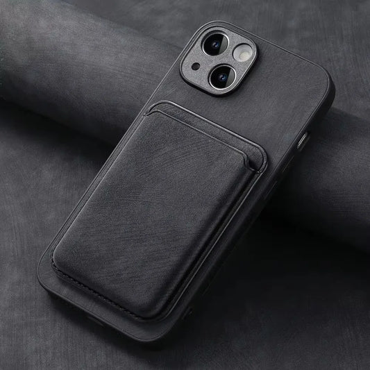 Vintage Leather Case with Detachable Magnetic Wallet Card Holder For iPhone 17 Air 16e 16 Pro Max 15 14 Plus 13 12 11