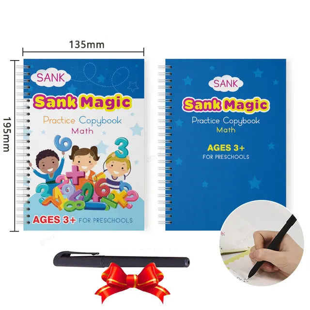 Sank Magic Practice Deutsch Übungsbuch Stift Spanisch Kalligraphie Für Kinder Kostenloses Abwischen Englisch Französisch Wiederverwendbares Schreiblernbuch Kostenloser Versand