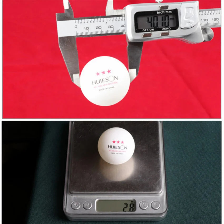 Neue Huieson 3-Sterne 20~100 STÜCK ABS 40+ Material Professionelle Tischtennisbälle TTF Tischtennis Ping-Pong-Bälle für Wettkämpfe