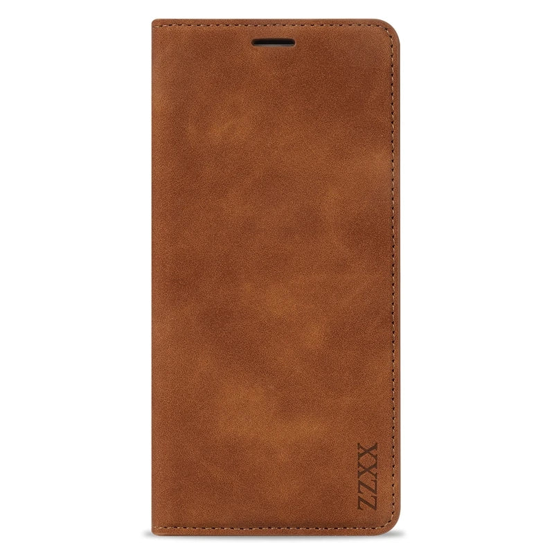 Wallet Skin Friendly Flip Leder Hülle für Samsung Galaxy S26 Ultra S25 Edge S24 Plus S23 FE A15 A16 A17 A26 A35 A36 A54 A55 A56