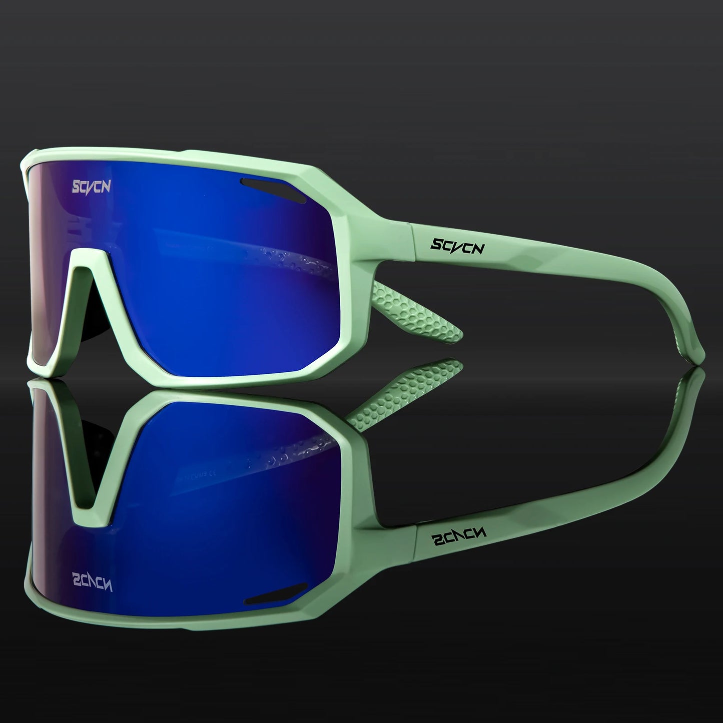 SCVCN Lunettes de soleil photochromiques d'extérieur, lunettes de cyclisme pour hommes, lunettes de vélo pour femmes, VTT, vélo de route, lunettes de cyclisme UV400