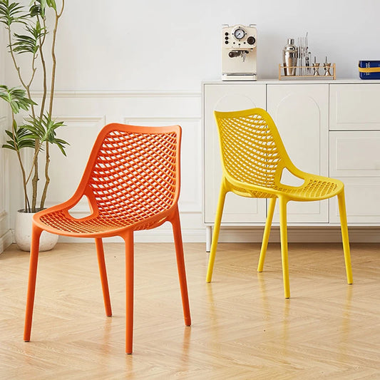 Outdoor Plastic Dining Chairs Nordic Modern Design Dining Chairs Kitchen Bedroom Sillas De Comedor Chaises Kitchen Furniture