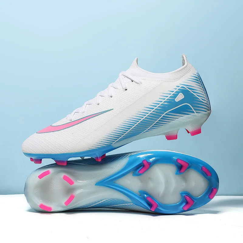Nouvelles chaussures de football antidérapantes pour terrains de football, bottes d'entraînement, matchs, baskets unisexes de haute qualité pour adolescents, Chuteira De Campo