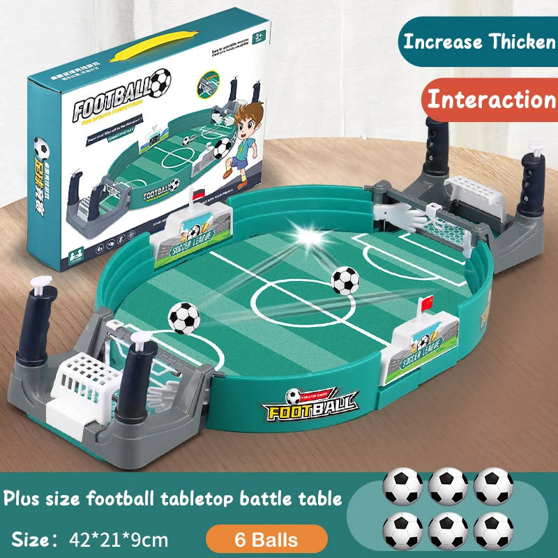 Fußballtisch für Familienfeier, Fußball-Brettspiel, interaktives Desktop-Fußballspielzeug, Geschenk für Kinder Jungen, Sport, Outdoor, tragbares Spiel
