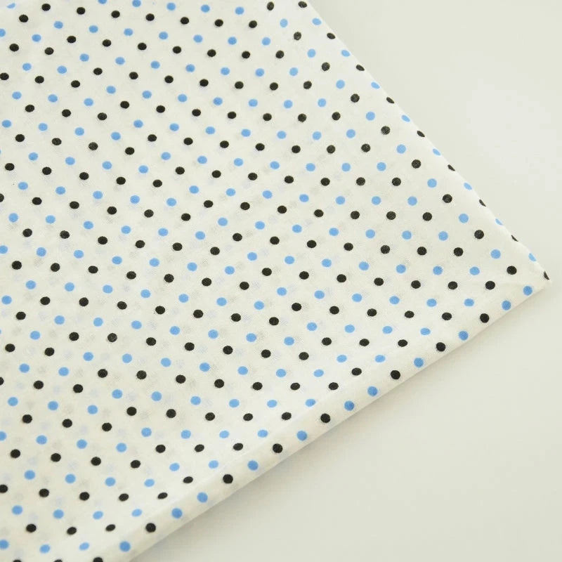 Dünne, schöne Baumwollstoffe mit Tupfen, Meterware, günstige Stoffe als Meterware im Angebot, für Näharbeiten, Puppen, Bastelmaterial